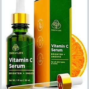 ❤️NEW!!!❤️ Tree of Life Vitamin C Serum - Green Bottle with Gold Accents